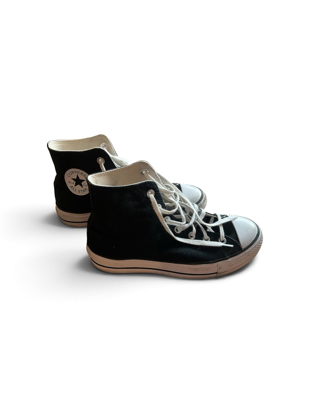 Converse Black Platform Chuck Taylor Sneakers Women’s 8.5 Wide